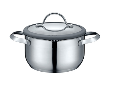 BT 20x11.5cm 双耳汤锅带漏水盖